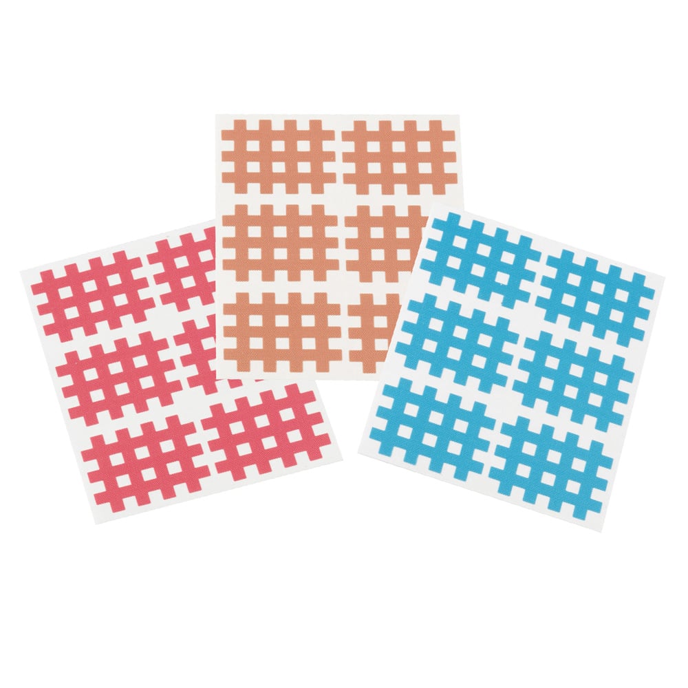 MC24® Gitterpflaster, 3,6 x 2,8 cm, 3 Farben, 18 Bögen