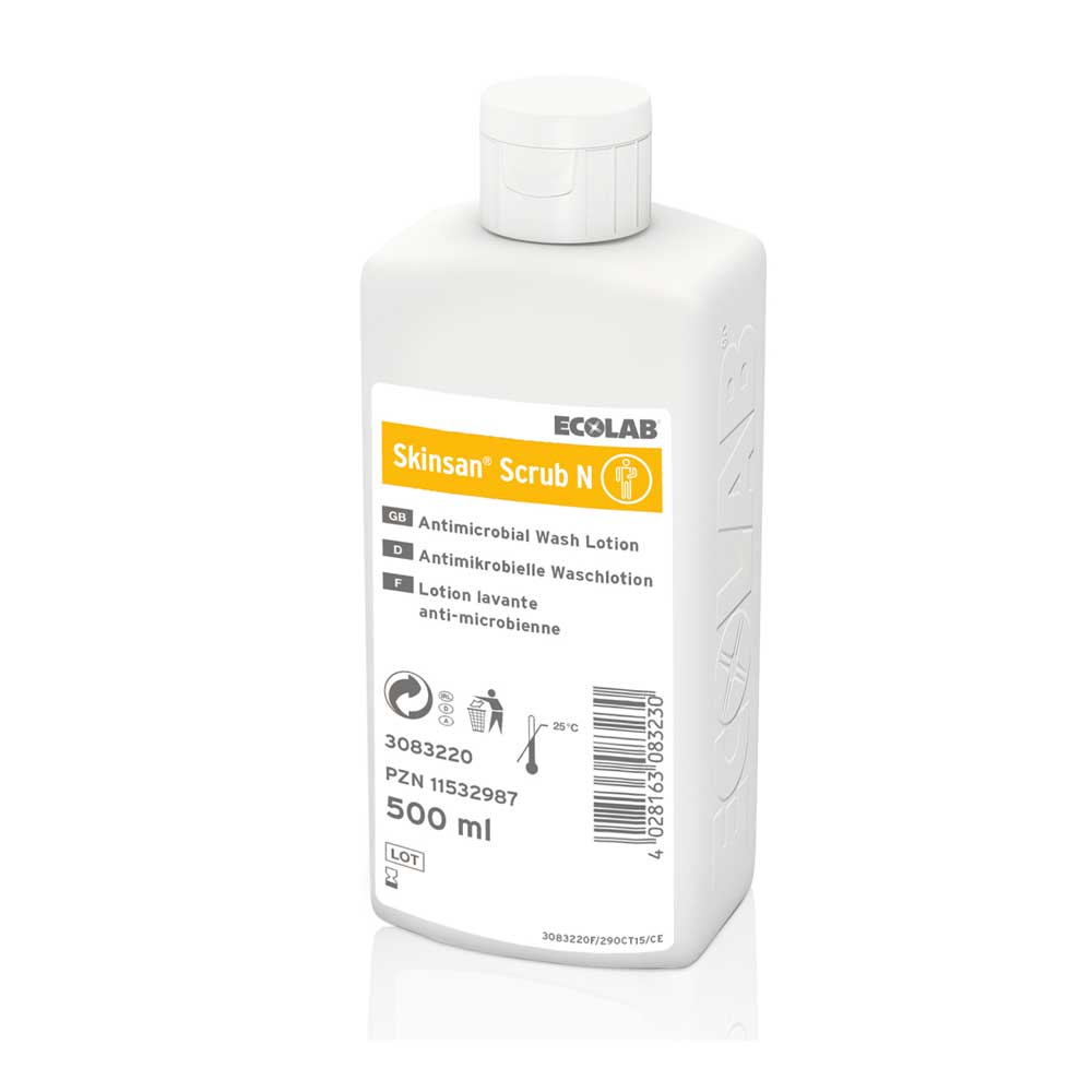 Ecolab Waschlotion Skinsan Scrub N, antimikrobiell, 500 ml