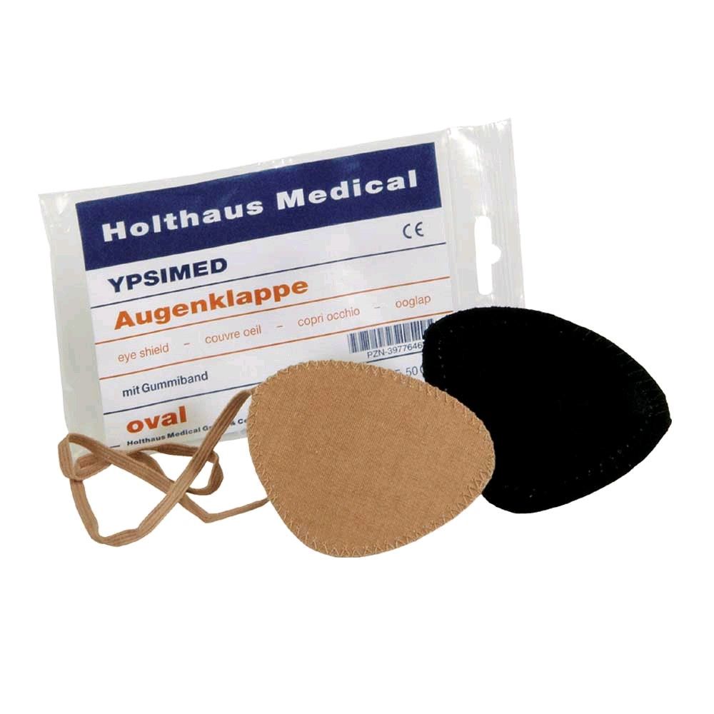 Holthaus Medical YPSIMED Augenklappe, Gummiband, oval, Farbwahl, 1 St.