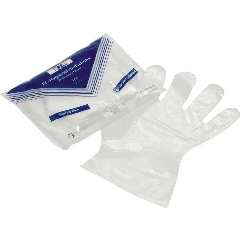 Holthaus Medical Einweg-Handschuhe, Polyäthylen, L, 100 Stück