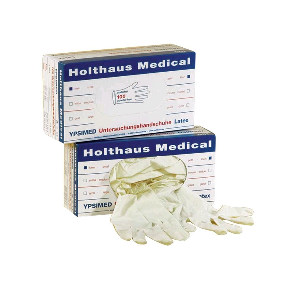 Holthaus Medical YPSIMED Latexhandschuhe, gepudert, 100 Stück, L